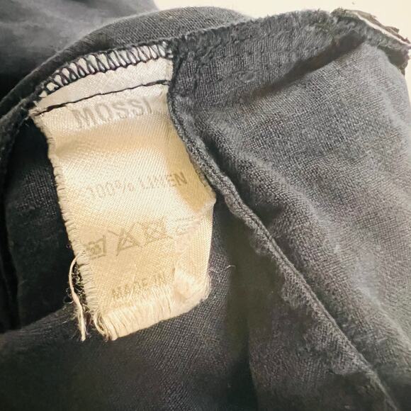 Mossi Linen Half Button Up Wide Leg Jumpsuit Size EU 34 - Picture 8 of 11